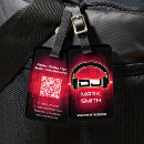 Search for qr code luggage tags Black