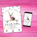 Search for african american gymnastics invitations Girl