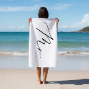 Search for honeymoon beach towels Typography