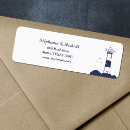 Search for lighthouse return address labels Nautical