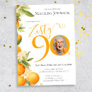 Search for 90th photo birthday invitations Stylish