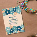 Search for peach and green birthday invitations For her