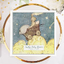 Search for moon and stars napkins Baby boy