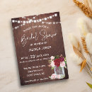 Search for mason jar shower wedding invitations String lights