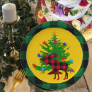 Search for buffalo plaid paper plates Christmas tree