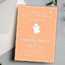 Search for little boo baby shower invitations Orange