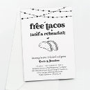 Search for taco rehearsal dinner invitations Fun
