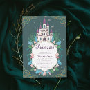 Search for fairytale baby girl shower invitations Watercolor