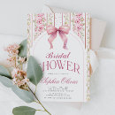 Search for florals bridal shower invitations Coquette