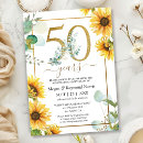 Search for sunflower wedding anniversary invitations 50 years
