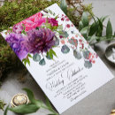 Search for monochrome wedding invitations Floral
