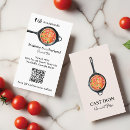 Search for iron business cards Caterer
