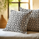 Search for black and white triangle pattern cushions Trendy