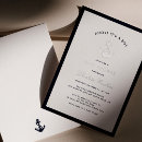 Search for navy blue and white baby shower invitations Typography