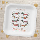 Search for dachshund paper plates Birthday party