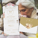 Search for 50 years wedding anniversary invitations Flowers