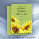 Search for country farmhouse rustic wedding invitations Sunflower