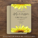 Search for country farmhouse rustic wedding invitations Sunflower