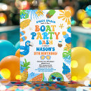 Search for boat birthday invitations Pool party