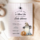 Search for ghost baby shower invitations Pumpkin