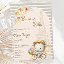 Search for bonjour baby invitations Gender neutral