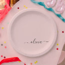 Search for dusty pink plates Glitter