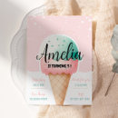 Search for ice cream birthday invitations Girls summer party
