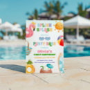 Search for bash birthday invitations Pool party