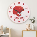 Search for sports nursery clocks Boys