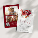 Search for 3 photo wedding invitations Rustic