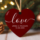 Search for heart shaped christmas tree decorations Couples
