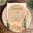 Search for desert birthday invitations Wild west