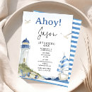 Search for nautical boy 1st birthday invitations Sail boat