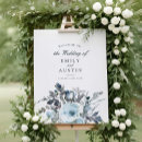 Search for floral welcome wedding signs Navy blue