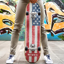 Search for flag skateboards Red white blue