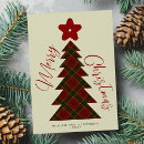 Search for red plaid christmas cards Red and green