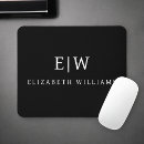 Search for white mousepads Black and white