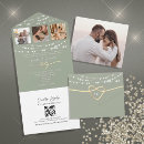 Search for light green wedding invitations Chic