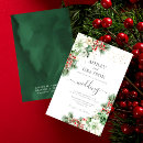 Search for winter greenery wedding invitations Flowers