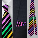 Search for multicolored striped ties Colourful