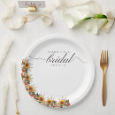 Search for wedding shower paper plates Boho chic