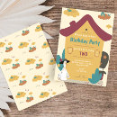 Search for house birthday invitations Colourful