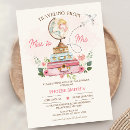 Search for around the world bridal shower invitations Suitcases