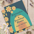 Search for yellow daisy wedding invitations Simple