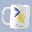 Search for navy blue and yellow mugs Modern
