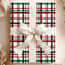 Search for red plaid christmas wrapping paper Festive