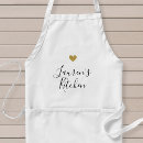 Search for monogram heart aprons Modern