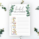 Search for eucalyptus bridal shower games Elegant