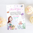 Search for birthday mermaid thank you cards Our little mermaid