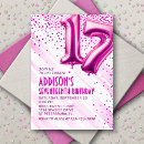 Search for 17 years old birthday invitations For her